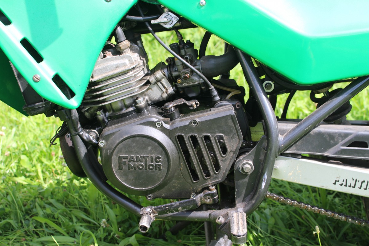 original vintage Motorrad Moped Fantic Koala FM113 50ccm EZ 1990 Bud