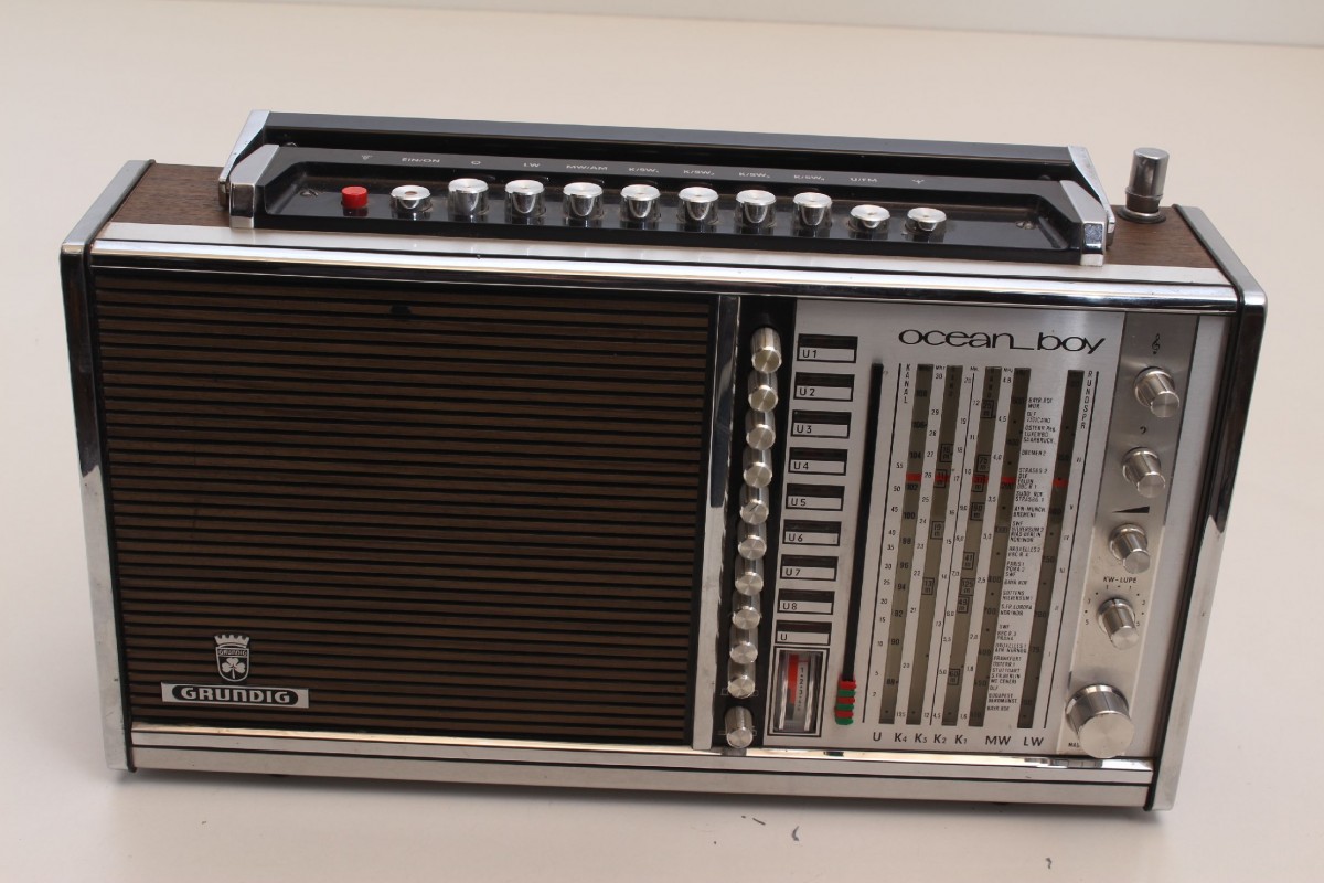 original vintage German Grundig Ocean boy transistor portable radio